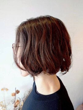 フェスト ヘア メイクアップ(Fest hair makeup) 外ハネくびれボブ×ナチュラルパーマ/大人可愛いショートボブ