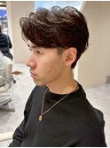 癖毛を活かした毛流れカット/メンズカット