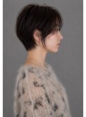 襟足スッキリのショート