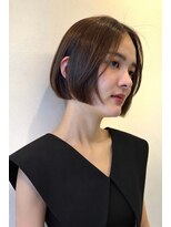 コート 青山(Cote) 美髪大人ボブ内巻きボブまとまるボブ艶グレージュココア