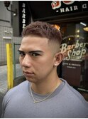 バチイケ！マッスルハイフェードミルクティーブラウン