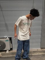 ハイセンス(HISENSE) メンズカットツイストパーマスキンフェードメンズパーマ【GIA】