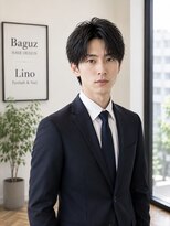 MEN's Baguz MEN'Sカット/ MEN'Sパーマ/ MEN'Sカラー 大人の清潔感センターパートメンズヘア