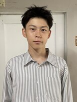 イリ 梅田(ili)&nbsp;ダウンバング/センターパート/ミルクティーベージュ/ブリーチ