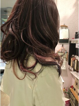 ドゥ スタイル 三国ヶ丘店(Duex Style) ビビット☆インナーカラー×白髪染め