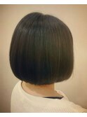 ひし形シルエットボブ