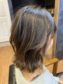 アグ ヘアー クレイン 宮崎店(Agu hair crane)&nbsp;ハイライトグレージュ☆透明感とオシャレ感バツグンです♪