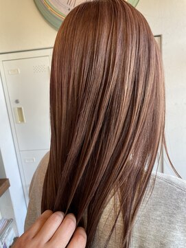 ヘアーエポック(hair epoque) アプリコットピンクベージュ