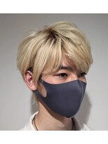 アルス ウィズ アクロス オモテサンドウ(aluss with AKROS omotesando)&nbsp;ニュアンスマッシュ　ブロンドヘアー