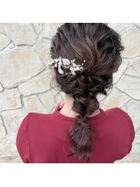 ヘアメイク ヴァロ(Hair Make VaLo)&nbsp;編みおろしアレンジ＋お呼ばれアレンジ