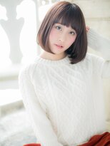 クオーレ ヘア アンジュ 水戸店(CUORE HAIR ange)&nbsp;水戸/髪質改善/ボブルフ/ショコラベージュ/ミディアムヘアb