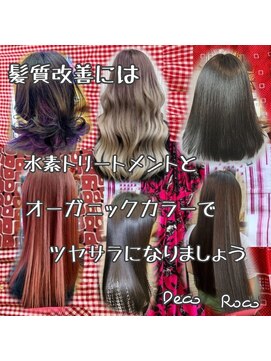 ヘアーメイク デコ トウキョウ 錦糸町店(hair make Deco. Tokyo) 植物性オーガニックカラーでツヤサラになりましょう