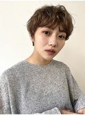 ショートボブナチュラルボブショートカットボブ前髪ありショート