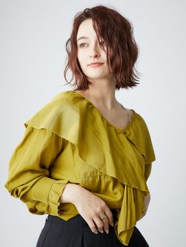 ソシエ アヴェダ さいたま新都心店(SOCIE AVEDA) ピンクカラー/ボブ［さいたま新都心/さいたま新都心駅］