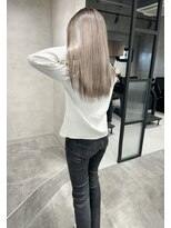 アコ(Aco)&nbsp;★ロングレイヤー×シルバーベージュ★