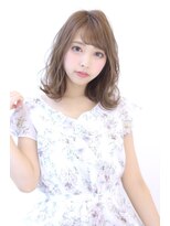 オーロ 緑地公園店(ORO)&nbsp;ローライトココアブラウン大人かわいいゆるふわフリンジウェーブ