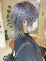アウル 心斎橋(owl) ジェンダーレス×ウルフ×シルバーベージュ×ダブルカラー