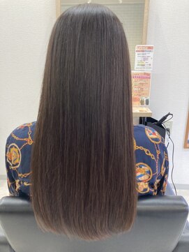 エルプラスヘアー(L+hair) 絹髪再現　美髪ストレートヘア（30代後半・くせ毛改善）