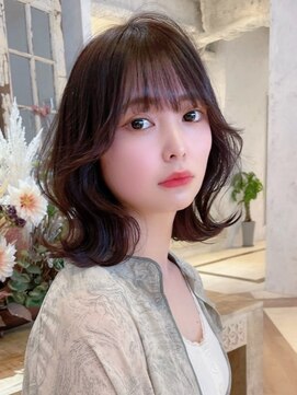 ロンド ジュルード 名古屋(Lond jeloud) くびれミディアムヘア