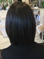 アシャ ヘアー ソリューション 神戸店(asha hair solution) 20代30代40代◆切りっぱなしボブ/ナチュラルボブ/黒髪ボブ/小顔