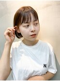 似合わせカット イメチェンスタイル ボブ ミニボブ 前髪
