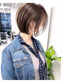 ハイライトバレイヤージュダブルカラーケアプリーチ30代40代