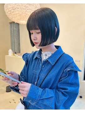 スニュウ(snuw) 【snuw_hotaru】名古屋ボブ小顔カットブルーブラック