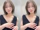 ソヨン 上挙母店(SOYON)の写真/[透明感×艶]で外国人風の透けカラーでこなれた印象に♪“ハイライト”で立体感のあるスタイルに!