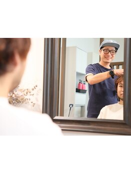 完全マンツーマン◇お悩みやなりたいスタイルをしっかりお聞きした上で、似合うデザインをご提案します！