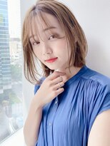 シースルー 前髪で小顔骨格補正［髪質改善/池袋&目白&大塚］
