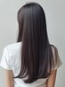 【髪に優しく自然な仕上がり】オリジナルストレート＋カット＋スタイリング