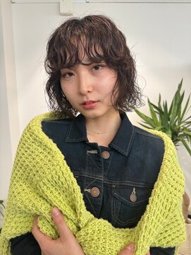 ジョリ(joli) 立川大人ショートボブレイヤー韓国20代30代イルミナカラーパーマ