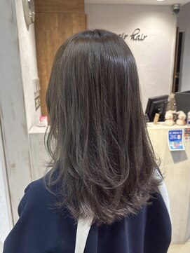 アジールヘア 池袋東口店(agir hair) レイヤー透明感オリーブグレージュカラー池袋