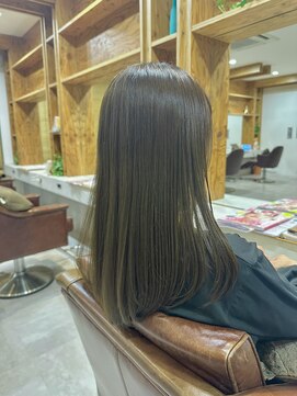 アドラーブル 駅南店(adorable) 【艶感ストレート】20代30代40代◎髪質改善カラー