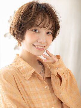 カバーヘア ブリス 大宮西口(COVER HAIR bliss) アースカラーひし形ショートマッシュパーマTc1大宮20代30代40代