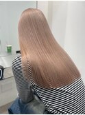 韓国風ミルクティーベージュブラウンカラーグレージュカラー