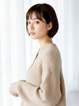 アエル キセラ川西(aeru)の写真/女性スタッフのみ【キセラ川西★1分/駐車場アリ】ショートが超得意♪小顔に見える「顔周り」にこだわりアリ