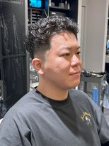 フリークバーバーショップ 河原町三条店(FREAK BARBER SHOP)&nbsp;スペインカール/スパイキーショート/フェザーパーマ/河原町三条K