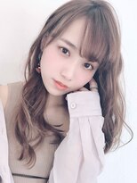 ベルヘアーデザイン 堺東(Belle hair Design)&nbsp;韓国風レイヤーカットオリーブグレージュ堺東20代30代40代