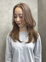 サニー 渋谷(SUNNY)&nbsp;ハイトーンレイヤー、バレイヤージュ、レイヤーカットハイライト