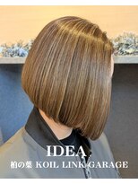 イデア 柏の葉コイルリンクガレージ店(IDEA)&nbsp;ハイライトブレンドカラー/ボブ/柏の葉美容室