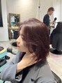 ロア インターナショナル 新宿店(LoA International)&nbsp;セット無しでも自然に動くレイヤーカット♪新宿/ハーフブリーチ