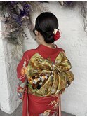 成人式/卒業式/振袖着付け/タイトヘアセット