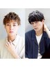【新規】【平日限定】メンズカット＋カラー《白髪染めも同料金OK》￥6000