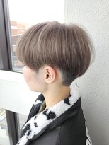 ミルク 希望ヶ丘(milk) 1ブリーチグレージュ/ツーブロックマッシュ