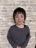 小学生カット＋顔そり＋眉カット＋シャンプー　￥3000