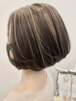 ウィルゴ(VIRGO)&nbsp;白髪ぼかしハイライト/白髪の悩み解消/40代50代60代ショートボブ