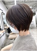 レイヤーカット/ショートカット/ウルフカット