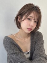 ワゴンバイアフロート(Wagon by afloat) 池袋/20代30代/透明感ブラウン/丸みボブ/髪質改善カラー