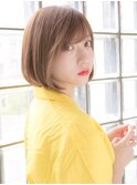 ワンカールマカロンベージュボブ☆relian青山